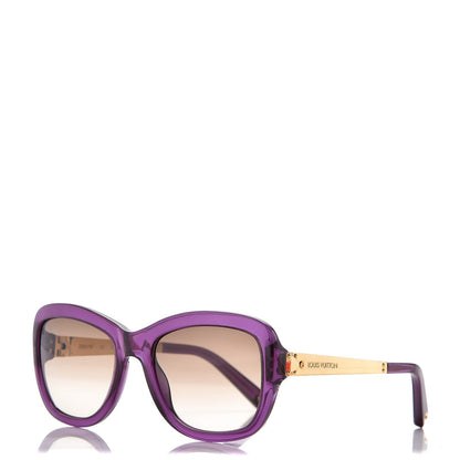 Louis Vuitton Petit Soupcon Sunglasses Z0557W Violet Speckling 1 of 7