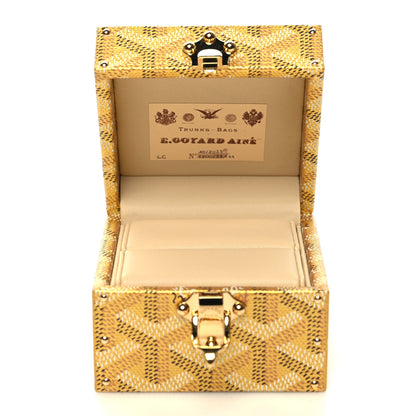 Goyard Goyardine Precious Metals Regence Mini Trunk Gold 5 of 10