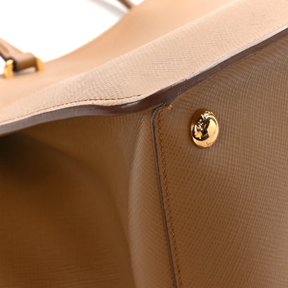 Prada Saffiano Cuir Shopping Tote Caramel 10 of 12