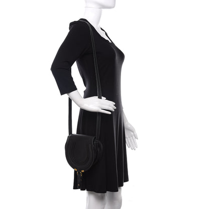 Chloe Calfskin Mini Marcie Round Crossbody Bag Black 2 of 11