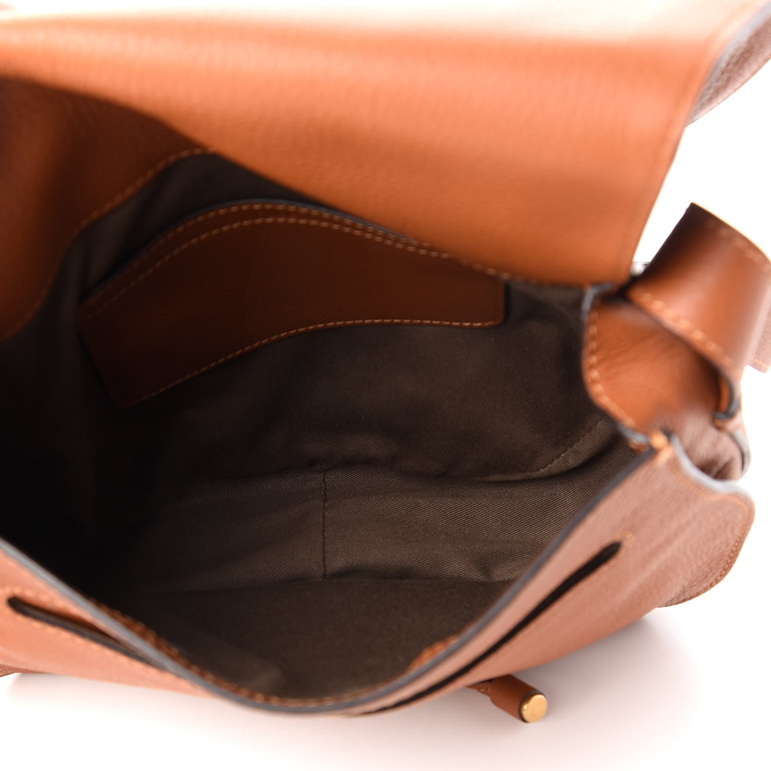 Chloe Calfskin Medium Marcie Round Crossbody Bag Tan 5 of 10