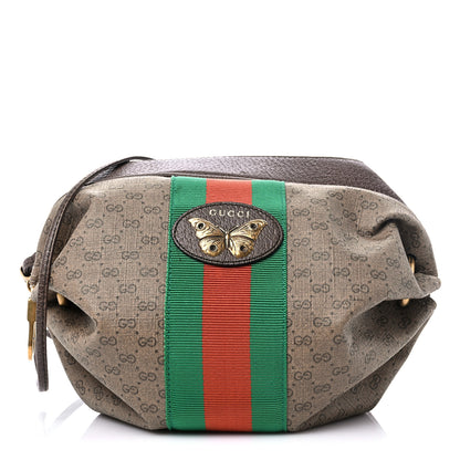 Gucci Mini Vintage GG Supreme Monogram Web Butterfly New Candy Crossbody Beige New Acero 1 of 9