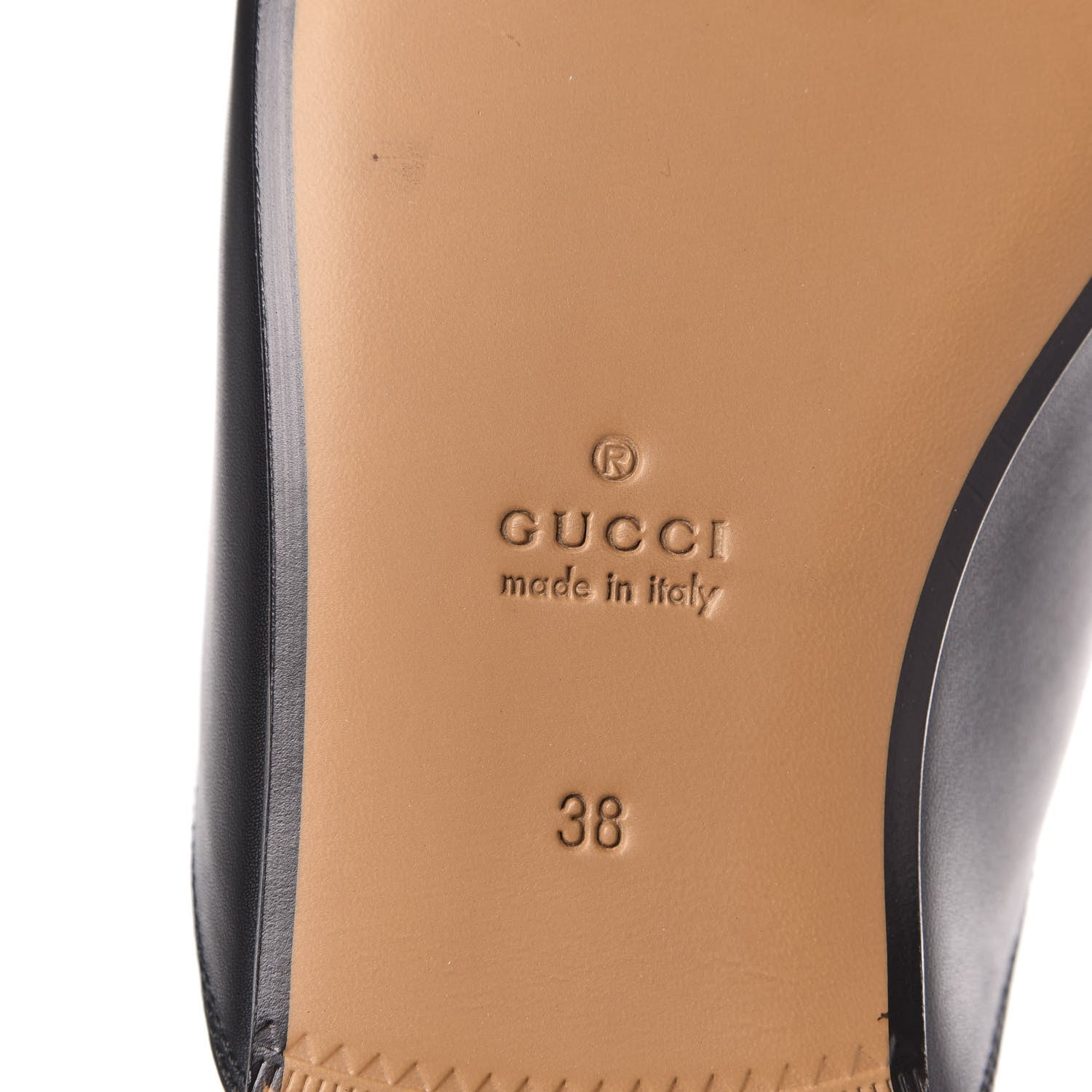 Gucci Calfskin Flower Embroidered Womens Princetown Slippers 38 Black 8 of 9