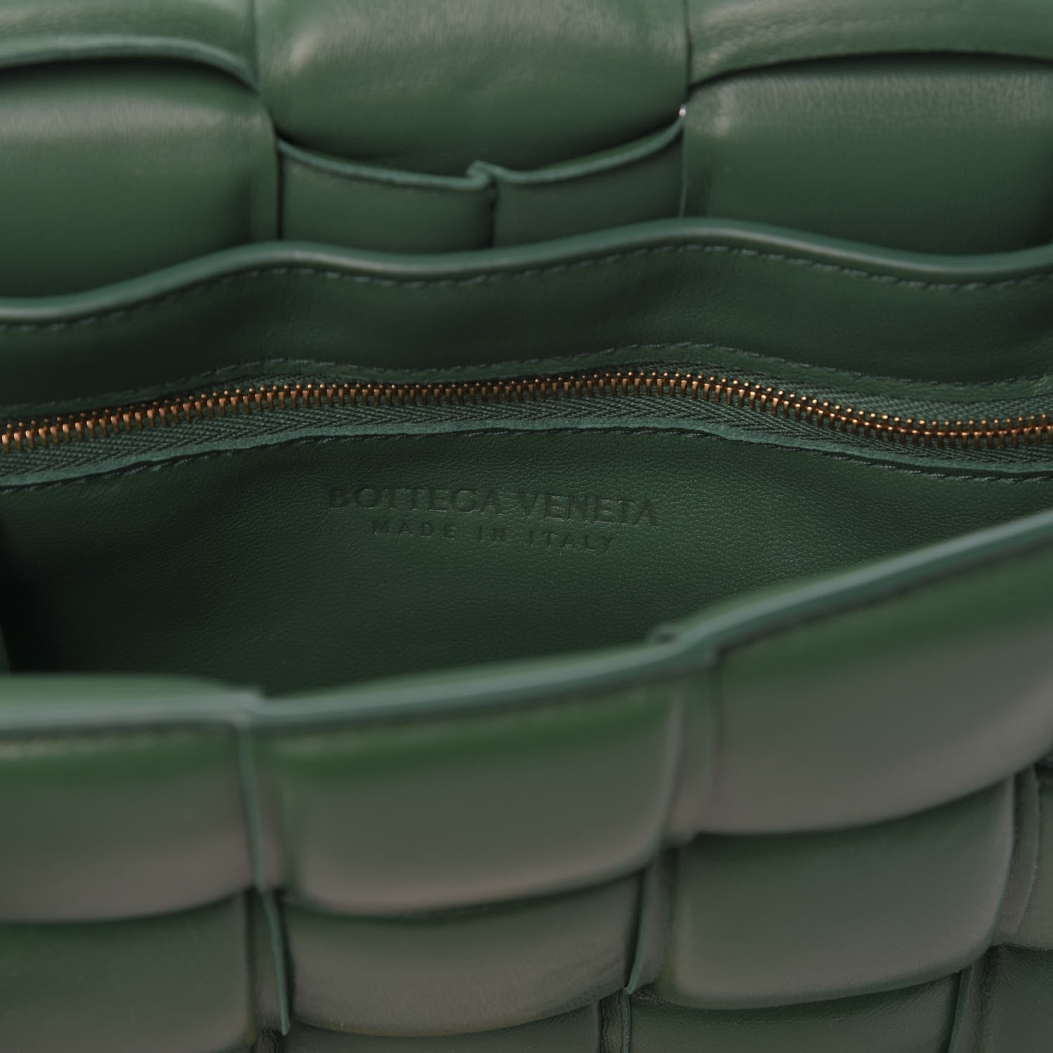 Bottega Veneta Nappa Maxi Intreccio Padded Cassette Crossbody Bag Racing Green 9 of 12