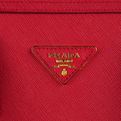 Prada Saffiano Lux Bowler Fuoco 7 of 10