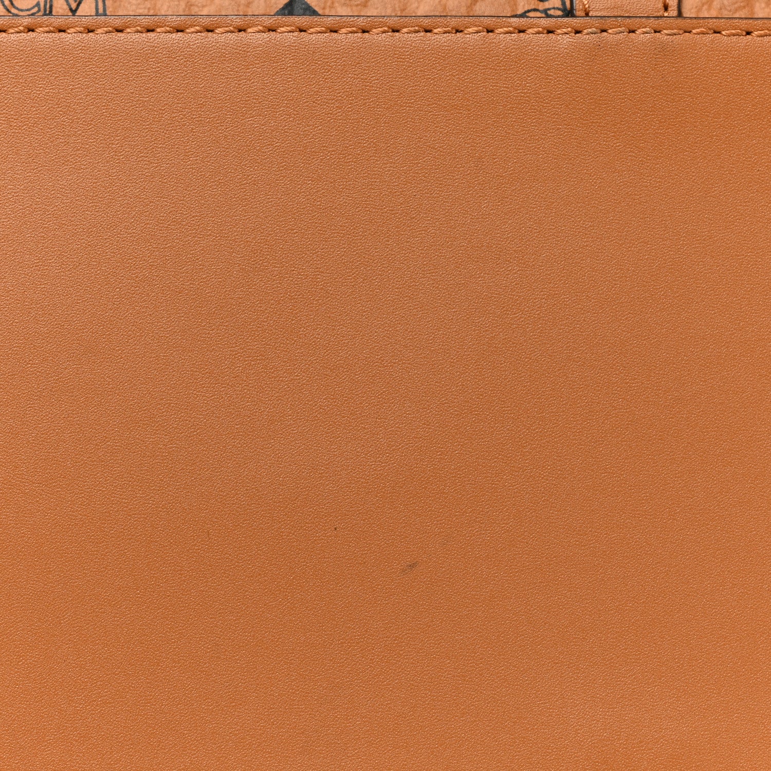 MCM Visetos Toni Shopper Tote Cognac 11 of 11