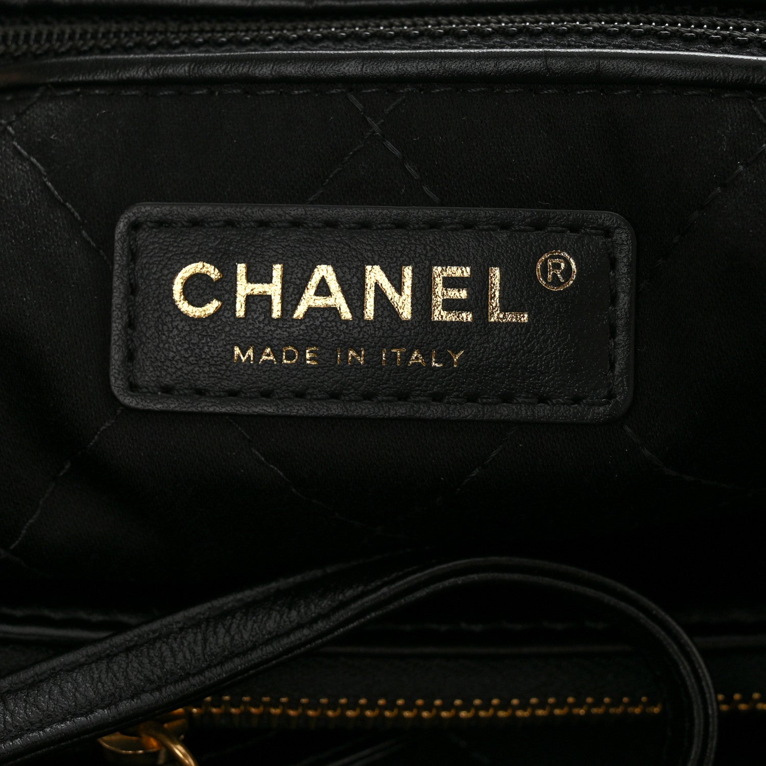 Chanel Shiny Calfskin Quilted Chanel 22 Black 7 of 11