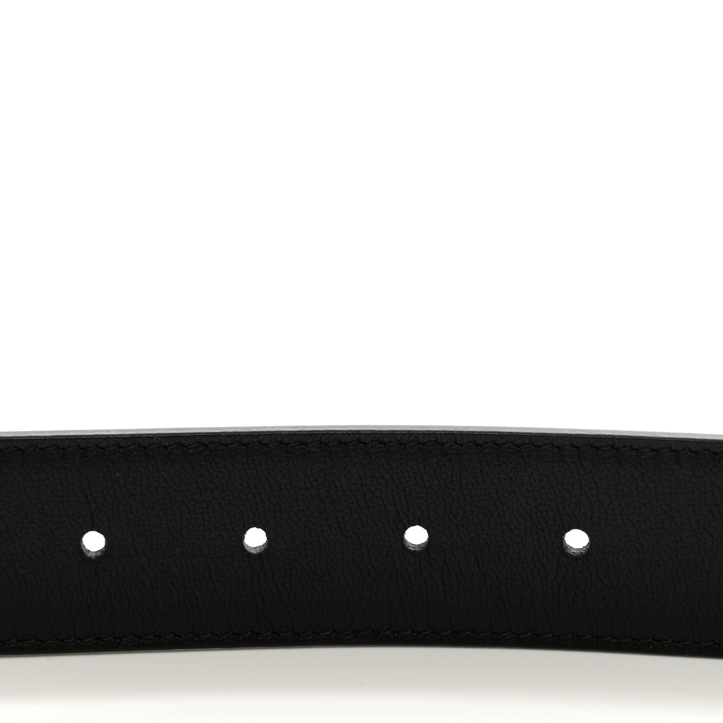 Cuoio Romano Glazed Fabric FF 1974 Reversible Belt 95 38 Black Tobacco