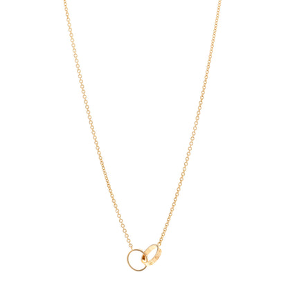 Cartier 18K Yellow Gold Interlocking LOVE Necklace 1 of 5