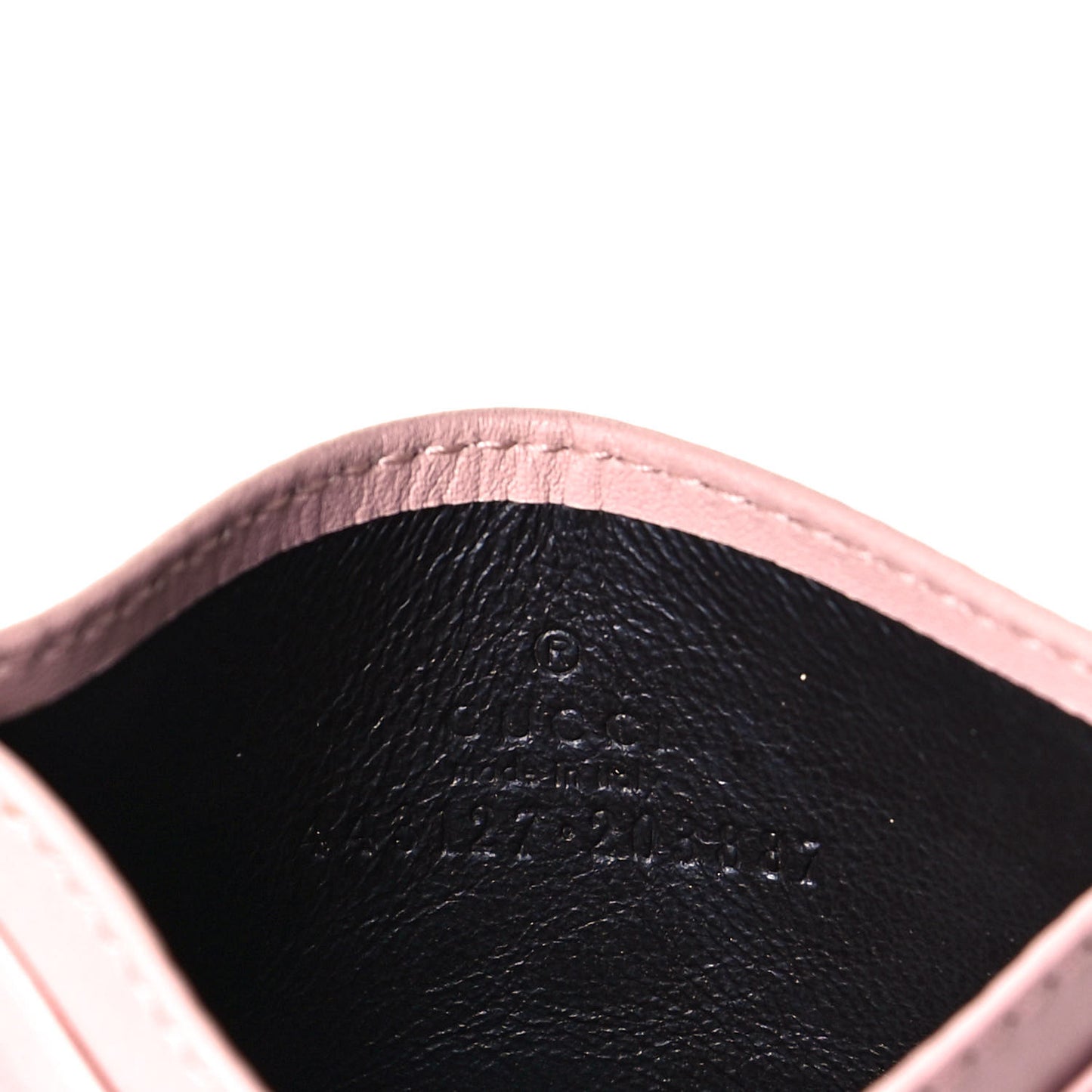 Calfskin Matelasse GG Marmont Card Holder Perfect Pink