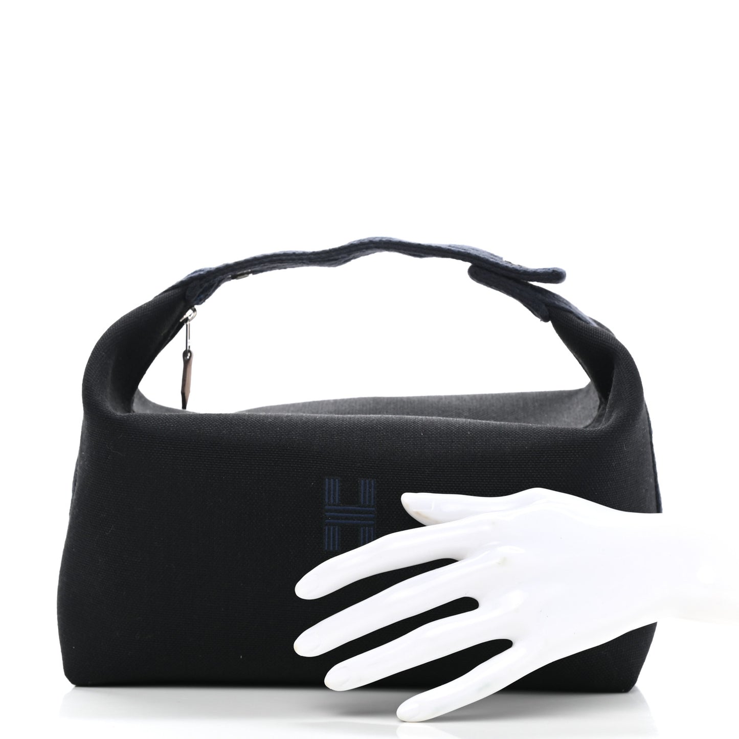 Canvas Large Bride-A-Brac Pouch Bleu Nuit