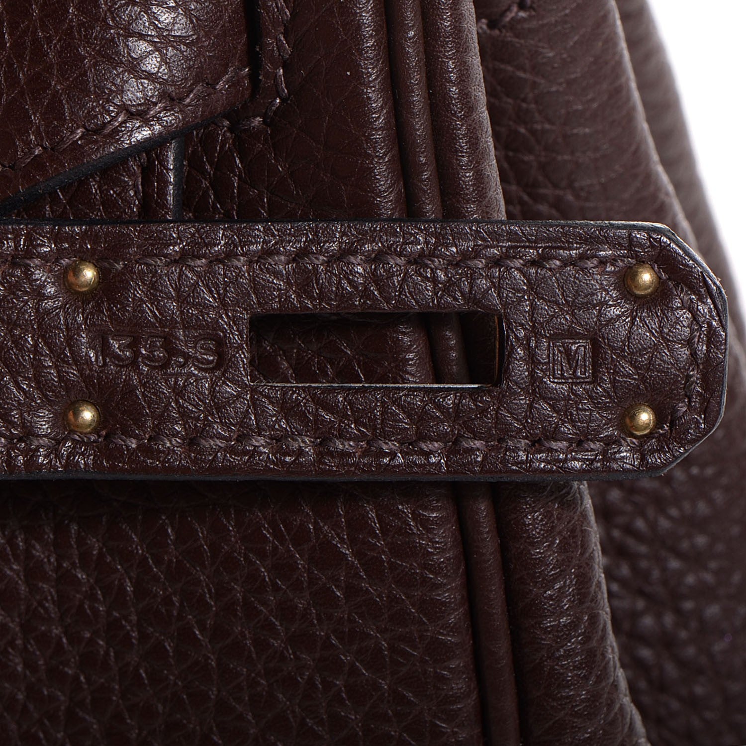 Hermes Togo Kelly Retourne 35 Chocolate 18 of 21
