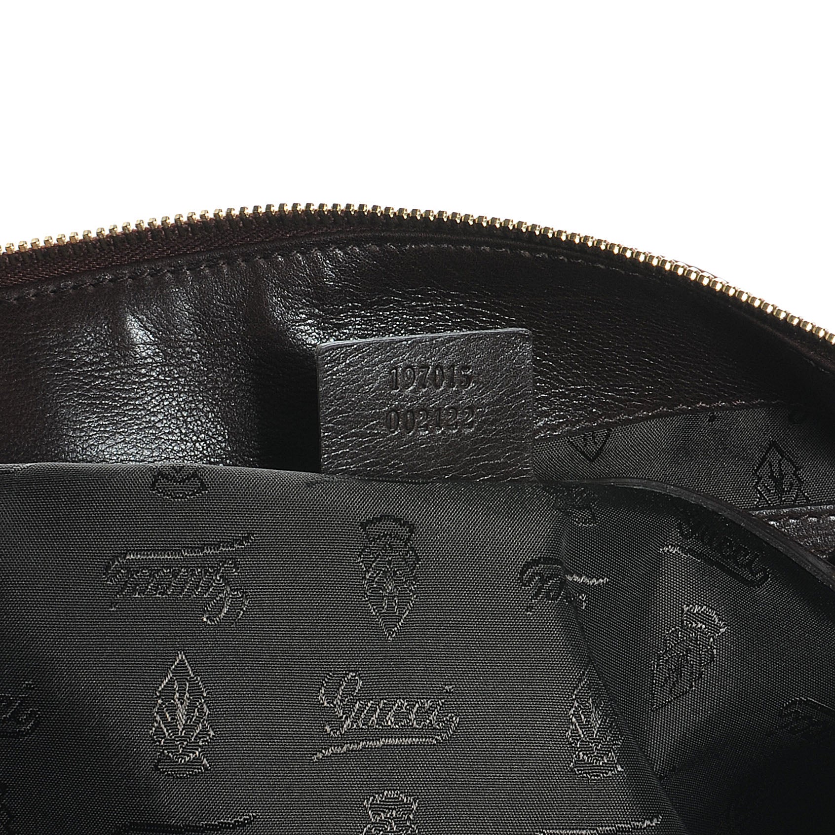 Gucci Patent Hysteria Clutch Tortoise Brown 7 of 7