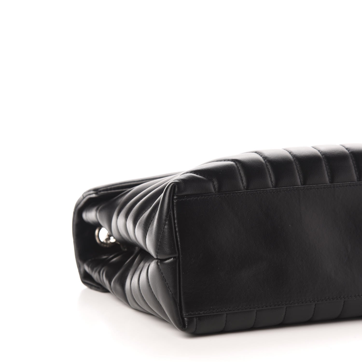 Saint Laurent Calfskin Y Quilted Monogram Medium Loulou Chain Satchel Black 9 of 11