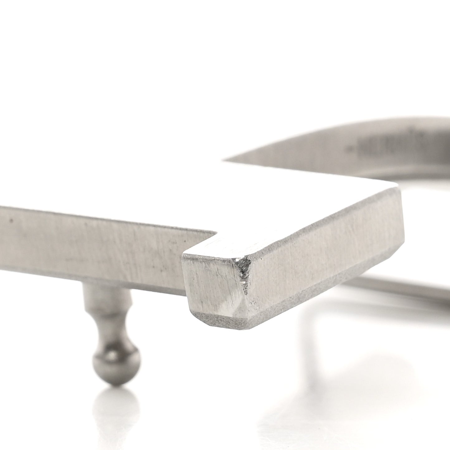 Brushed Palladium 42mm Constance 2 Belt Buckle