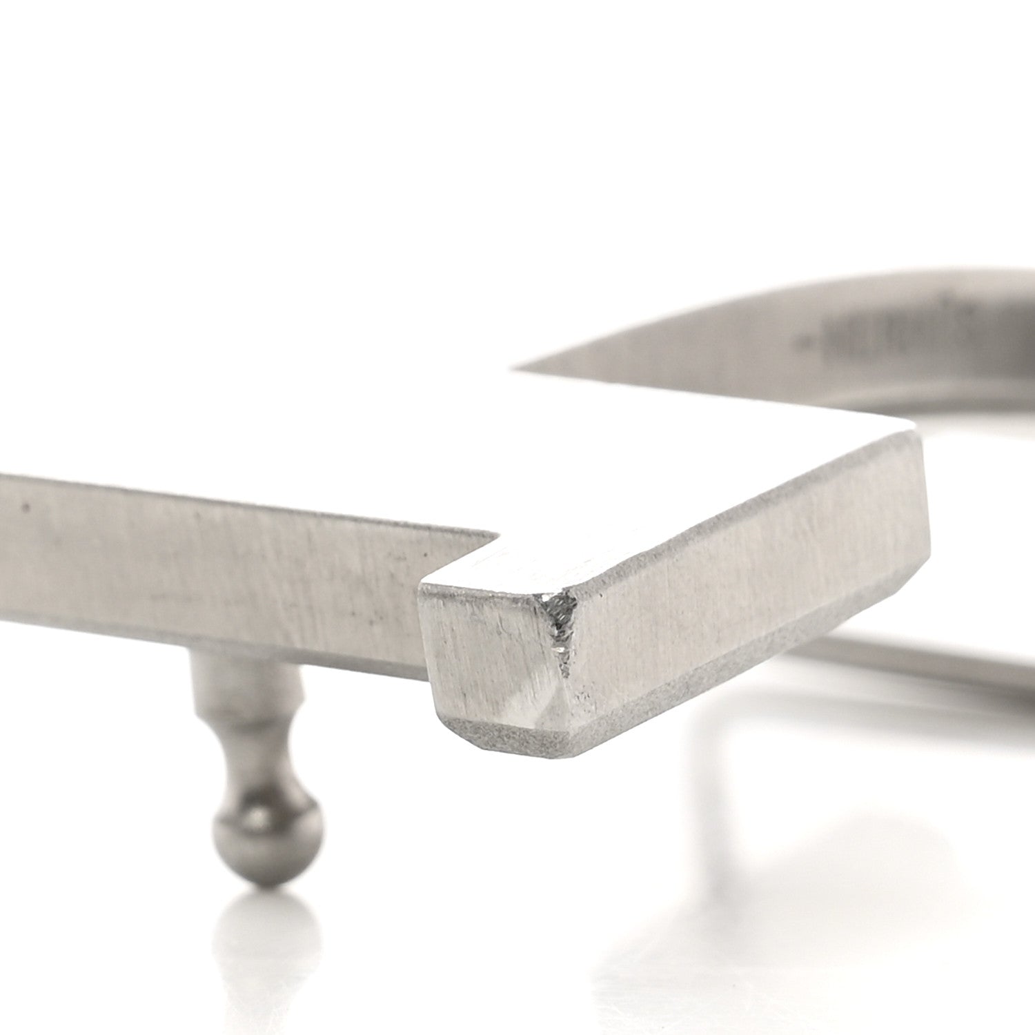 Hermes Brushed Palladium 42mm Constance 2 Belt Buckle 5 of 5