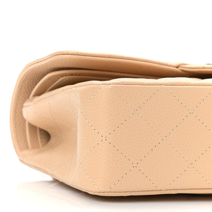Chanel Caviar Quilted Small Double Flap Beige 9 of 11