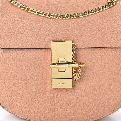 Chloe Grained Lambskin Mini Drew Shoulder Bag Gingerbread 8 of 11