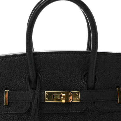 Hermes Togo Birkin 25 Black 7 of 9