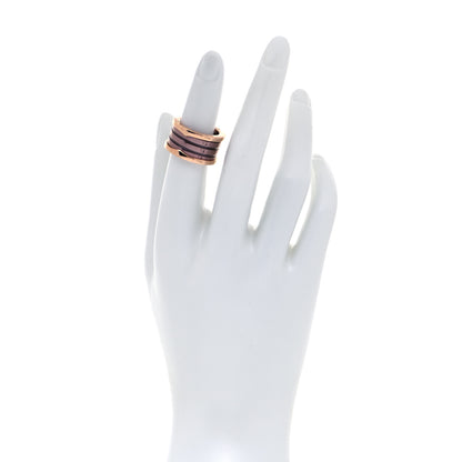 Bulgari 18K Rose Gold Bronze Cermet Roma B.Zero1 Four-Band Ring 51 5.75 3 of 14