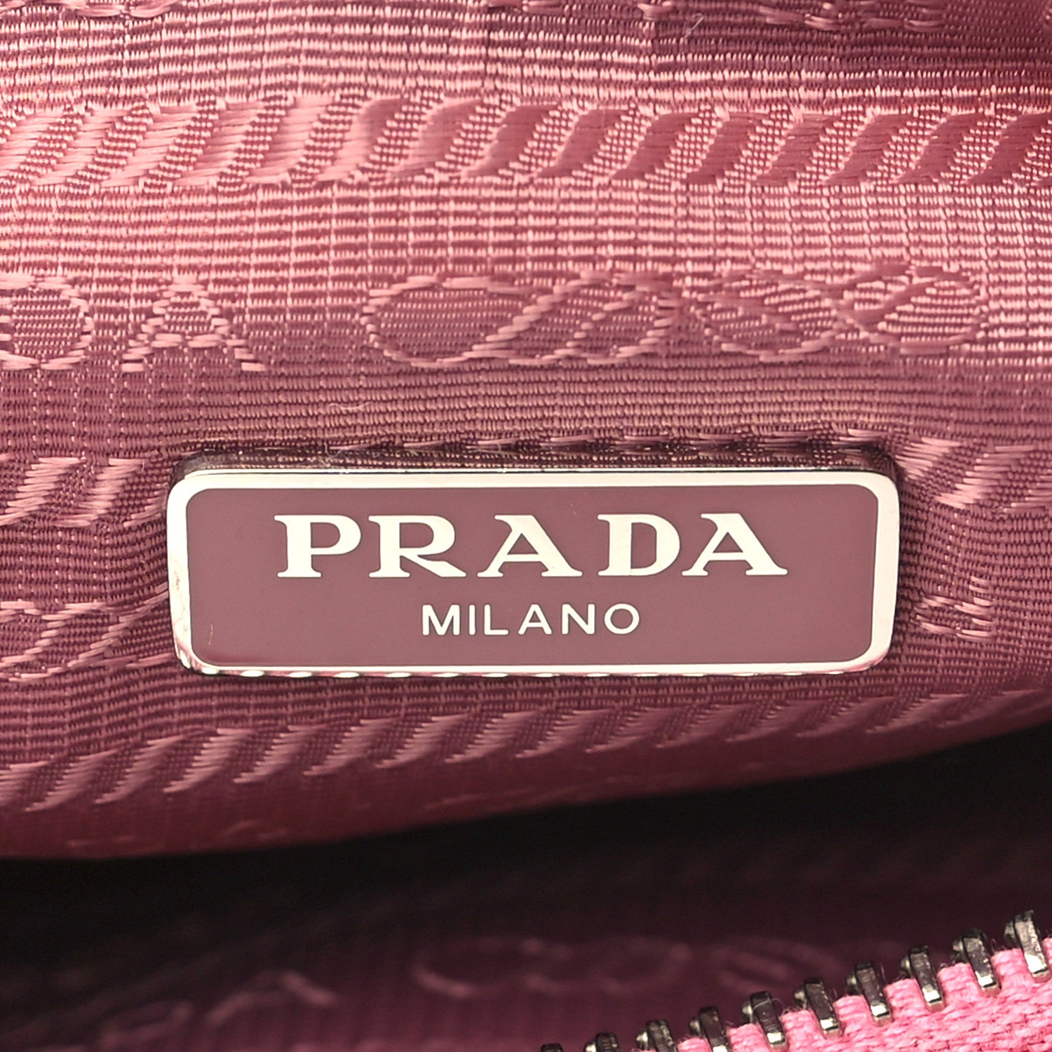 Prada Nylon Re-Edition 2005 Shoulder Bag Begonia 6 of 9
