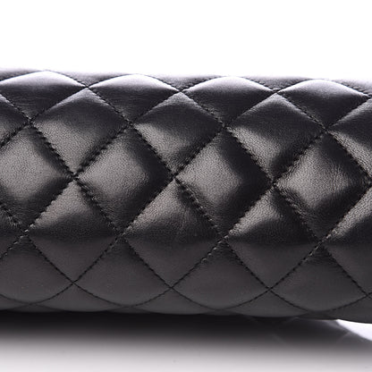 Chanel Lambskin Quilted Timeless Clutch Black 9 of 11