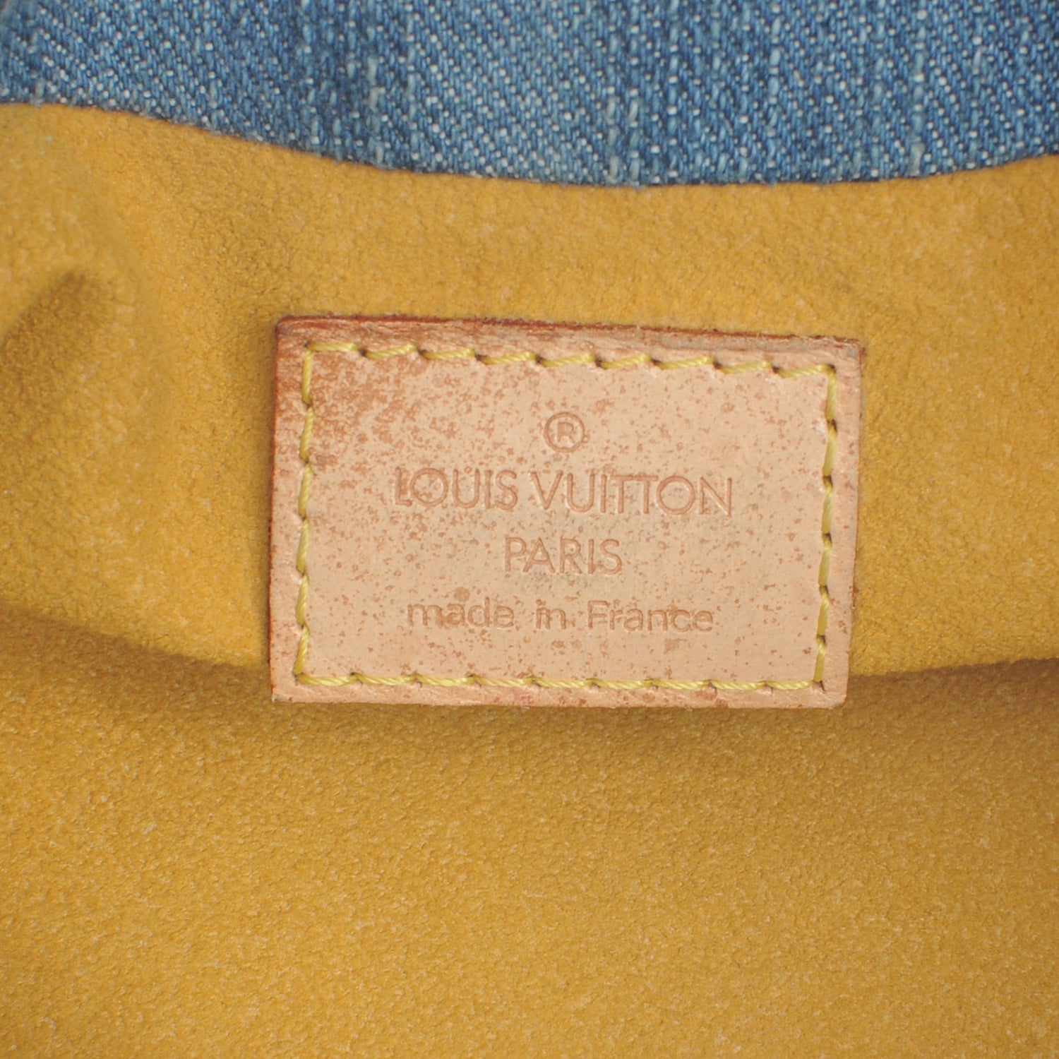 Louis Vuitton Denim Pleaty Blue 6 of 7