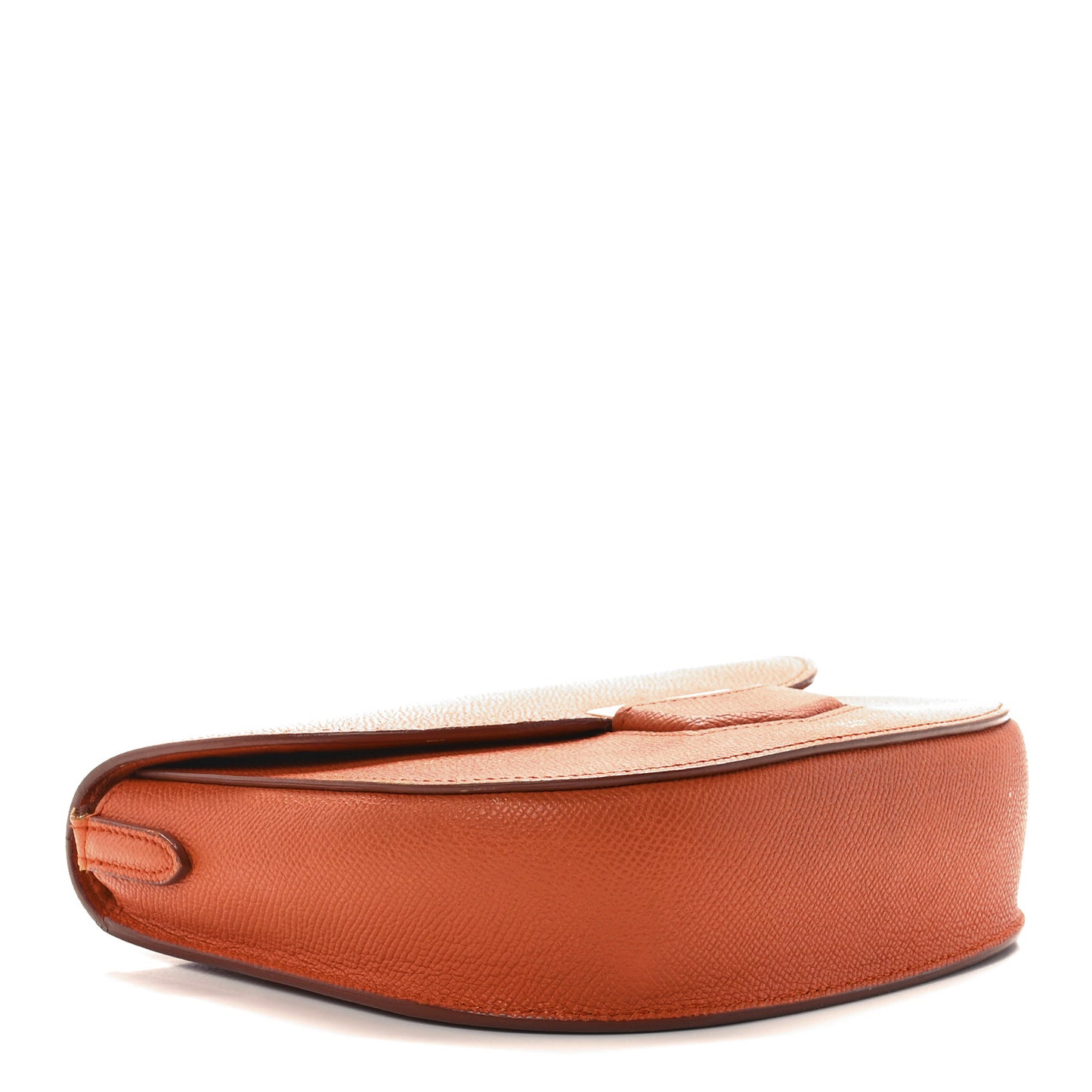 Grained Calfskin Small Trotteur Carnelian