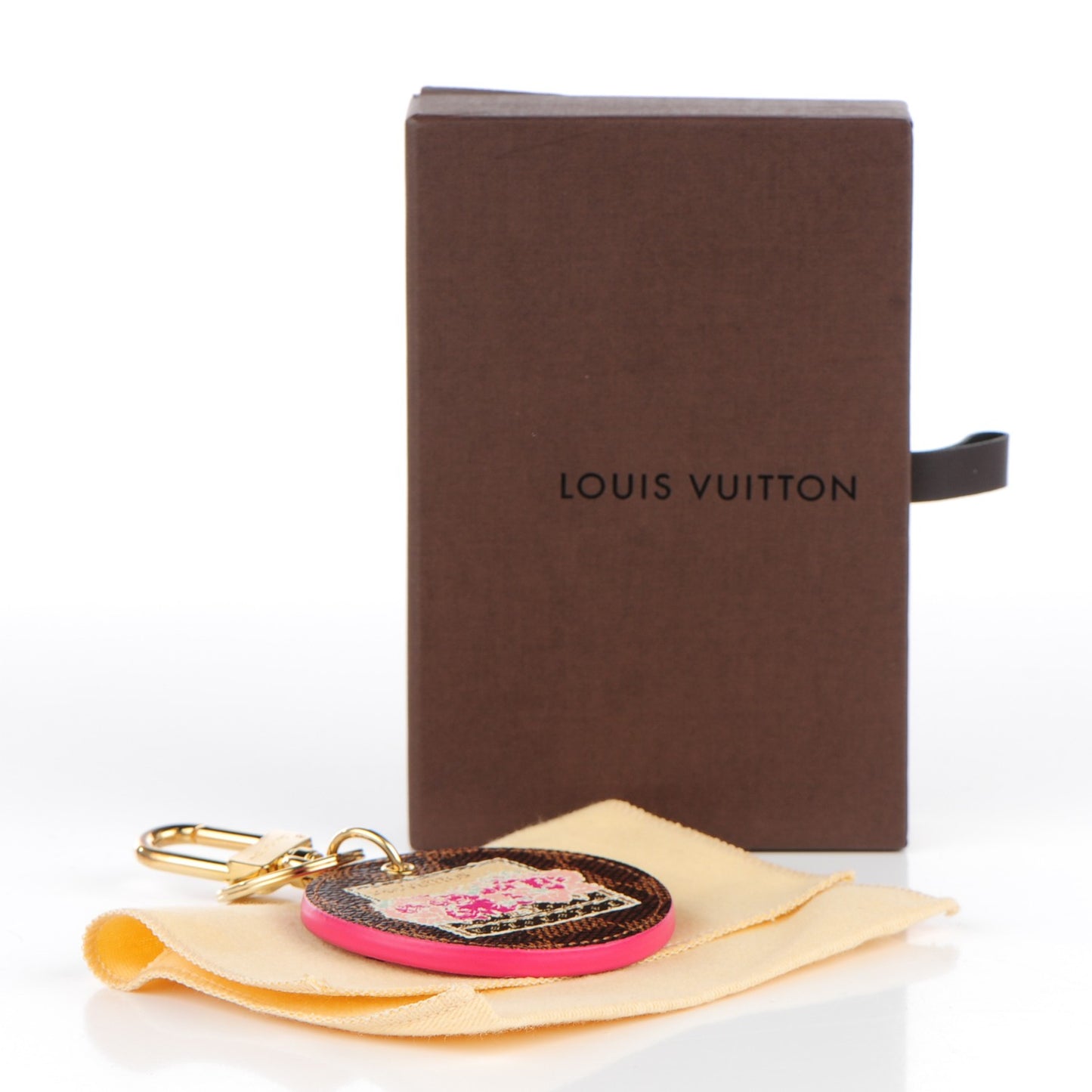 Damier Ebene Illustre Posies Bag Charm