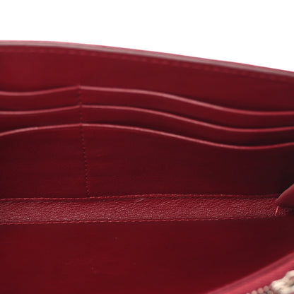 Christian Dior Patent Cannage Lady Dior Rendezvous Wallet On Chain Red 5 of 7