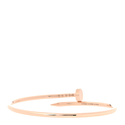 Cartier 18K Pink Gold Small Juste Un Clou Bracelet 16 3 of 6