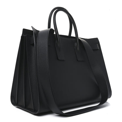 Saint Laurent Grained Calfskin Large Sac De Jour Carryall Black 3 of 10