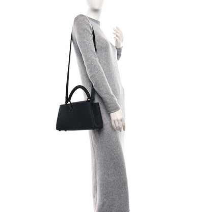 Louis Vuitton Taurillon Capucines East West MM Matte Black 2 of 8