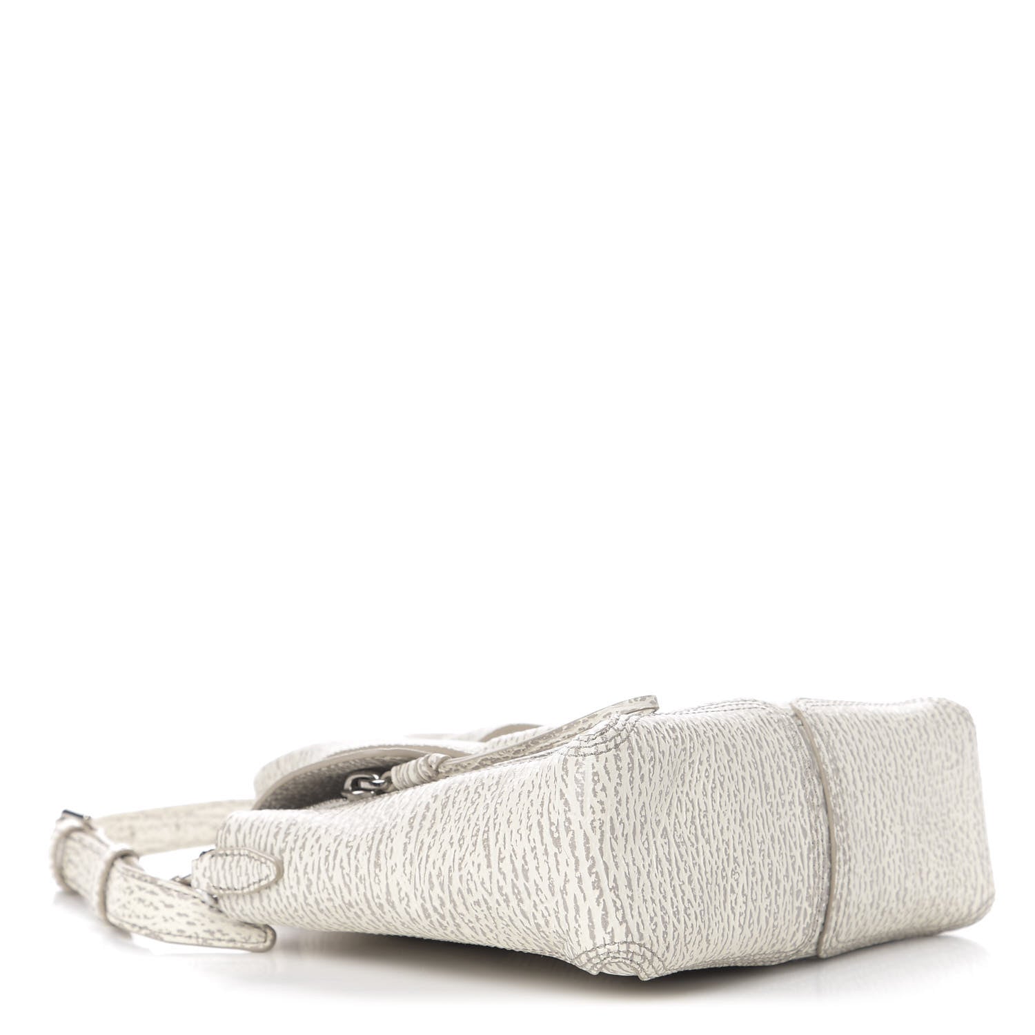 3.1 Phillip Lim 3.1 Shark Embossed Textured Calfskin Mini Pashli Satchel Ivory Dove 4 of 10