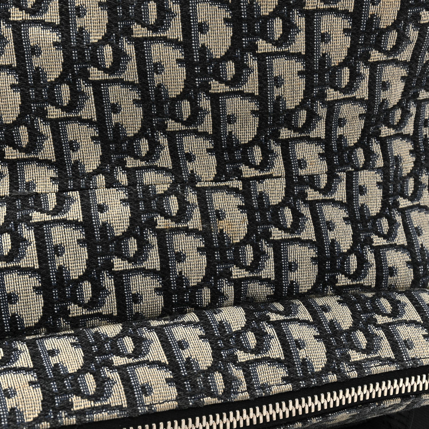 Christian Dior Oblique Mens Saddle Bag Blue 9 of 10