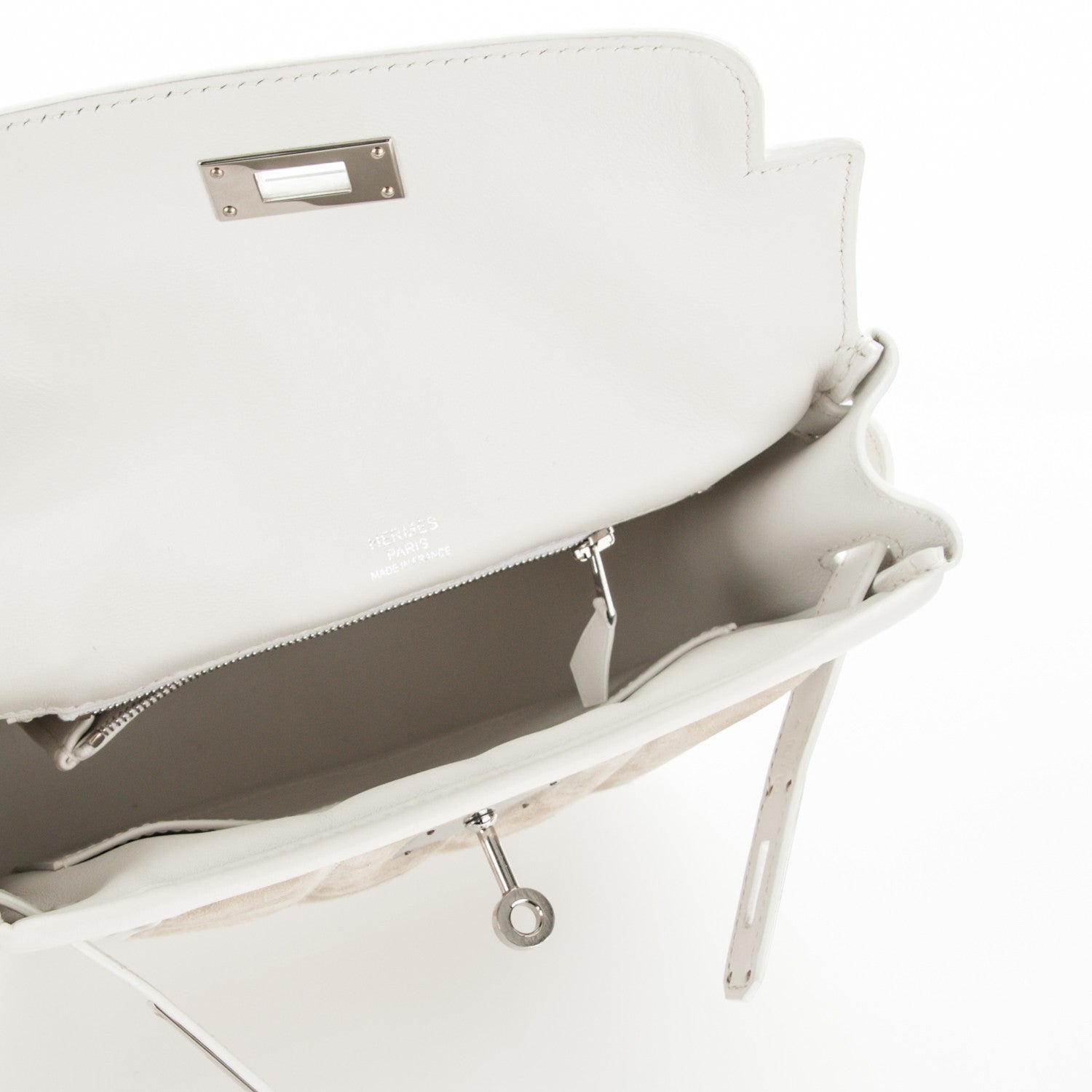 Hermes Swift Veau Doblis Mini Sac Berline 21 White 6 of 7