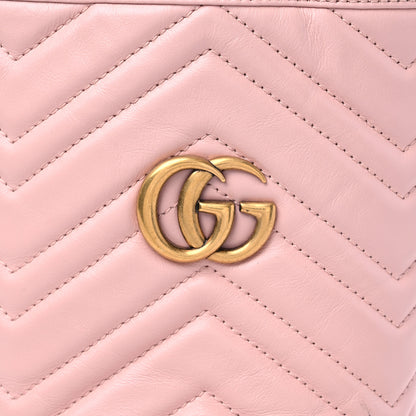 Gucci Calfskin Matelasse Mini GG Marmont 2.0 Bucket Bag Perfect Pink 10 of 11