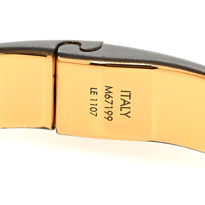 Louis Vuitton Monogram Nanogram Cuff S Black Gold 5 of 7