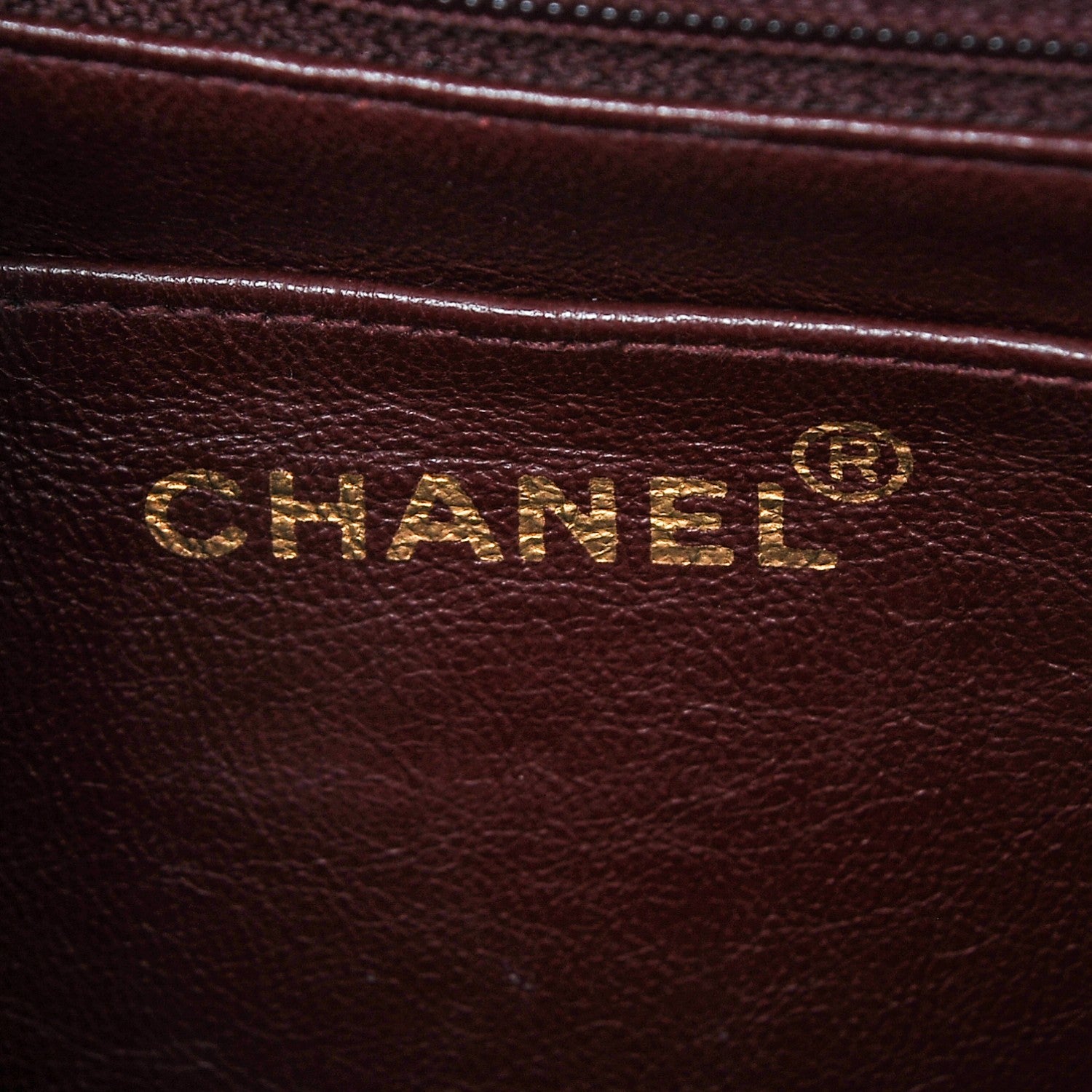 Chanel Lambskin Chevron Quilted Mini Square Flap Black 6 of 8