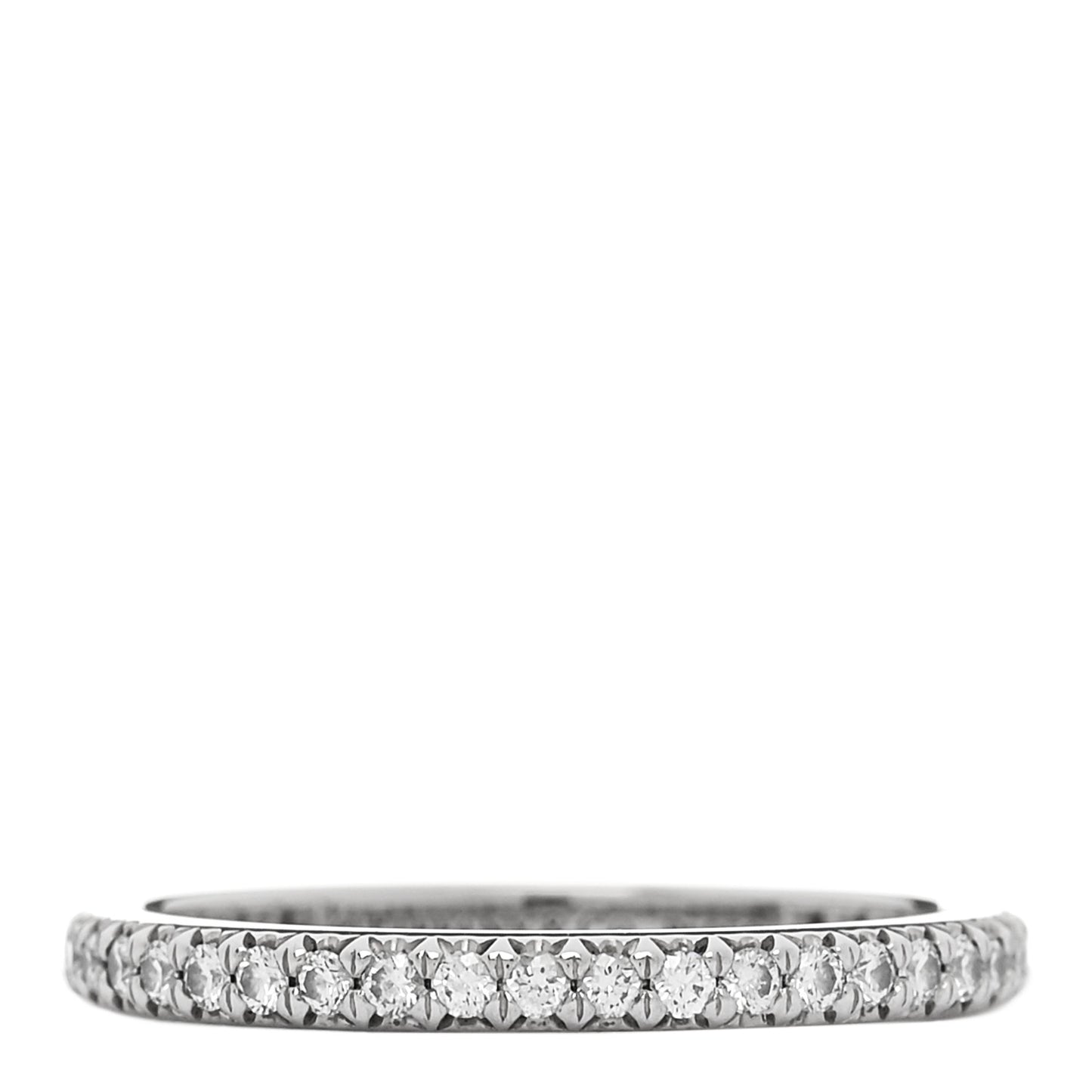 Platinum Diamond .32ctw Soleste Eternity Band Ring 50 5.5