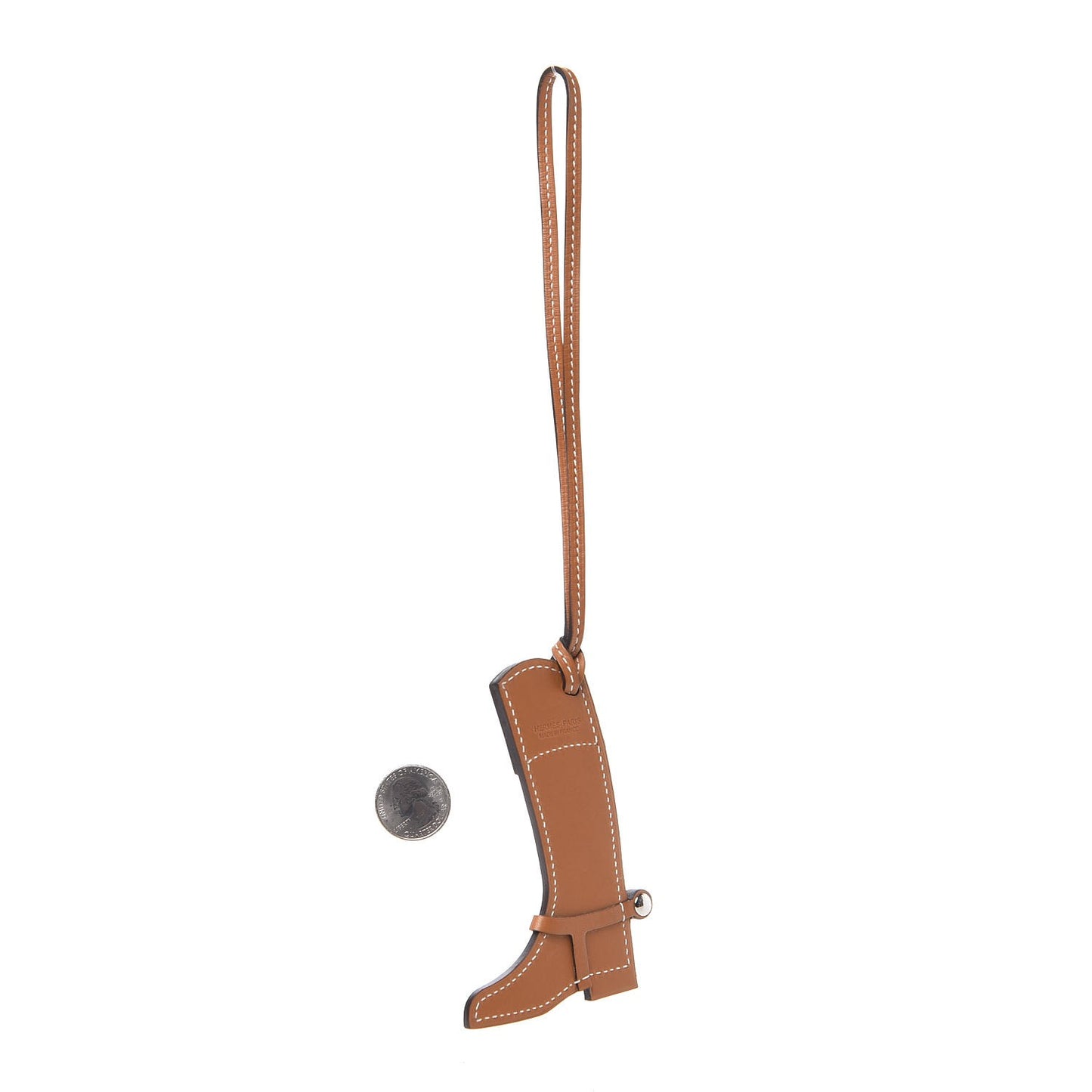 Box Swift Boot Bag Charm Natural Sable