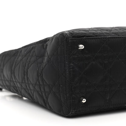 Christian Dior Satin Cannage Medium Lady Dior Black 9 of 15