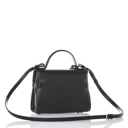 Delvaux Smooth Calfskin Mini Tempete Satchel Black 4 of 10
