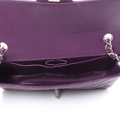 Chanel Caviar Quilted East West Flap Purple 5 of 12