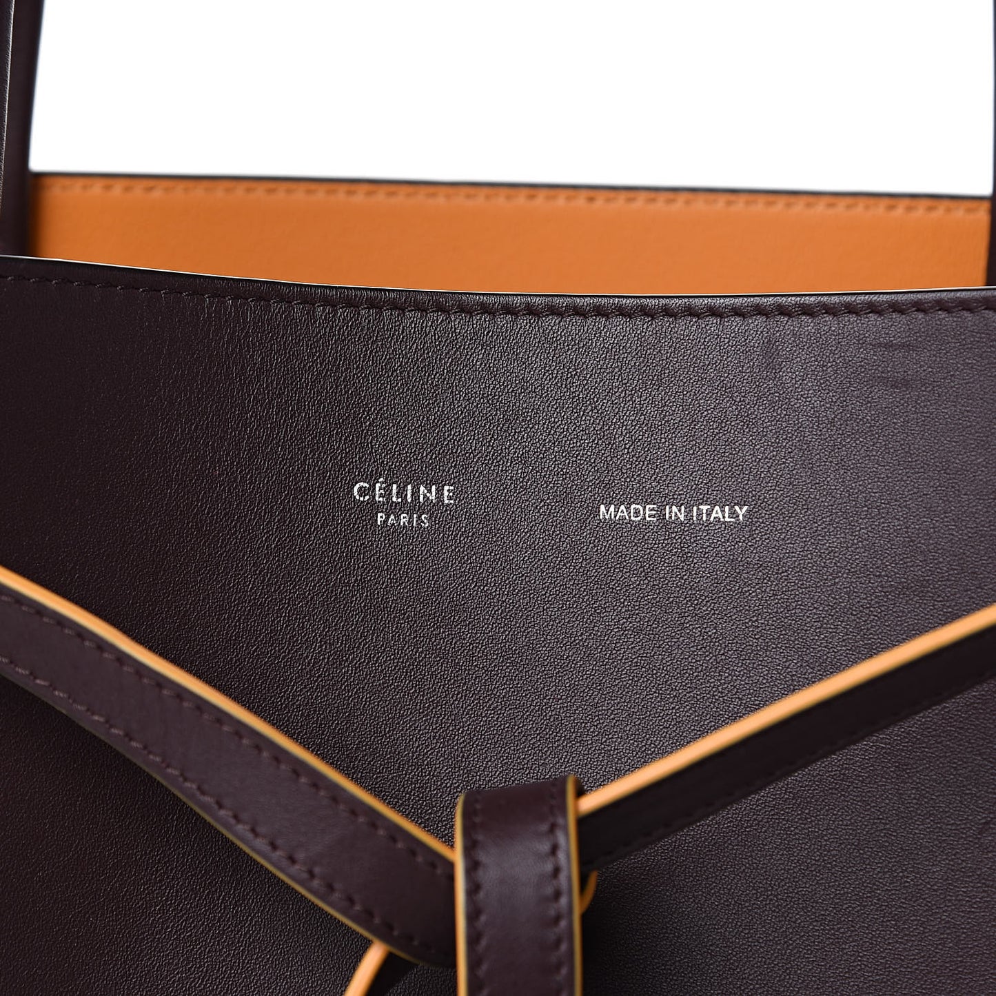 Smooth Calfskin Small Tassel Cabas Phantom Burgundy