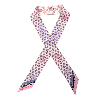 Louis Vuitton Silk Monogram Bubblegram BB Bandeau Blush 1 of 3