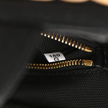 Prada Wicker Canvas Shoulder Bag Black 8 of 11