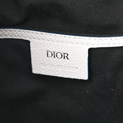 Christian Dior X SHAWN STUSSY Grained Calfskin Ox Head Crossbody Backpack White 6 of 11