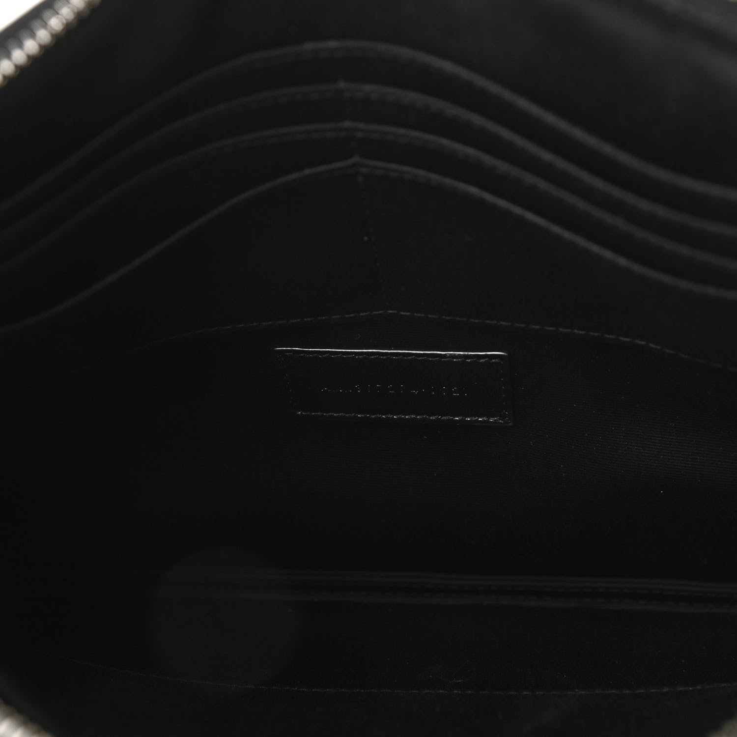 Saint Laurent Grain De Poudre Zipped Tablet Holder Black 6 of 7