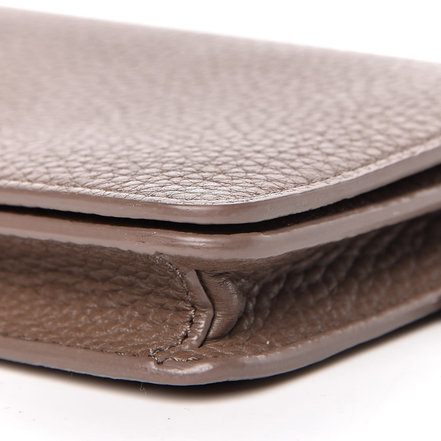 Grainy Print Bayswater Clutch Wallet Taupe